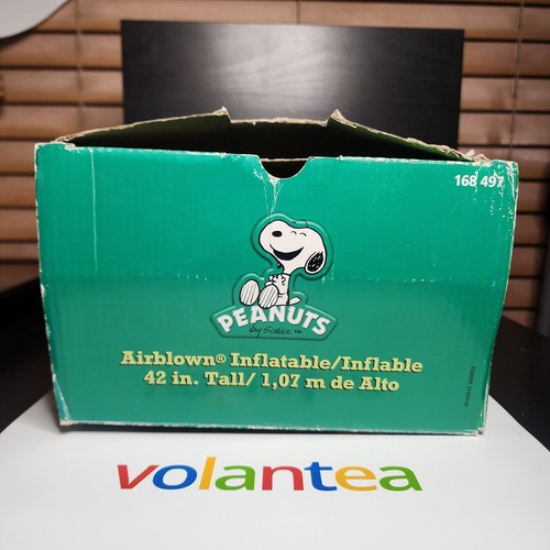 2013 Gemmy Peanuts 42 Zoll Aufblasbare Weihnachts Woodstock Snoopy Haus Strümpfe - Bild 14 von 20