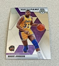 2019-20 Panini Mosaic Hall Of Fame Base #291 Magic Johnson Lakers