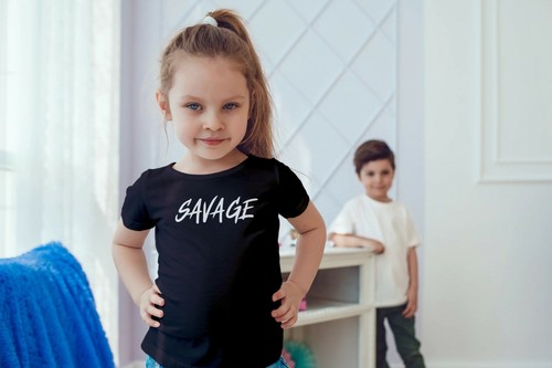 Savage Shirt - Trendy T-Shirt for Kids, Tweens, Teens, Adults - Picture 6 of 7