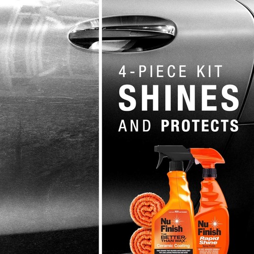 Kit Protector Abrigo Acabado Nu, Juego de 4 Piezas Protector Coche Protege y Restaura - Imagen 2 de 7