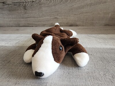 TY Beanie Baby BRUNO the Bull Terrier Dog inch) No Hang Tag