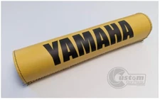 Yamaha Vintage Design Motorcycle Bar Pad 10" Yellow Matte Finish