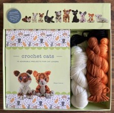 Crochet Cats Crochet Kit Pattern Book Yarn  Hook By Megan Kreiner 10 Patterns