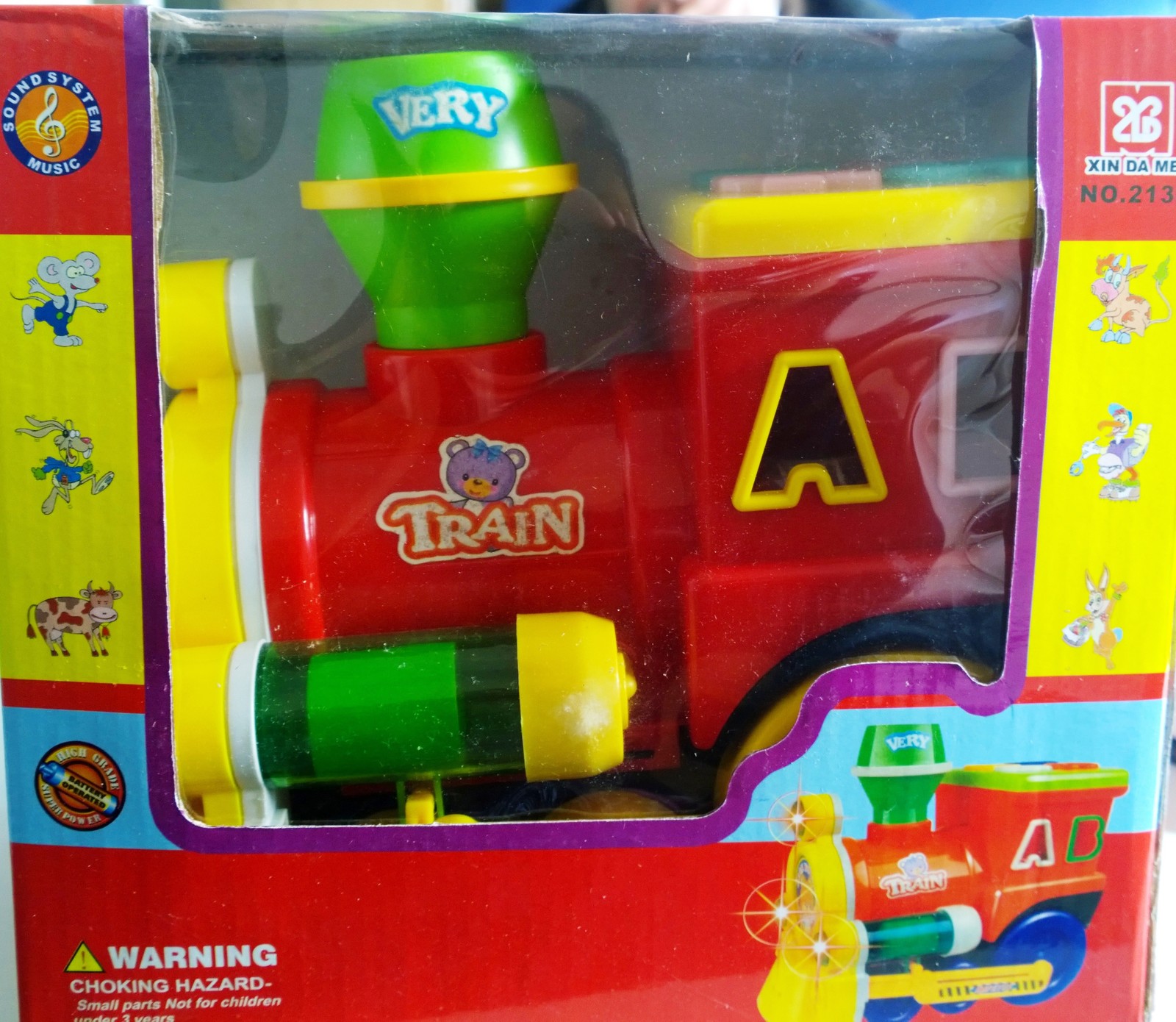 funny train toy