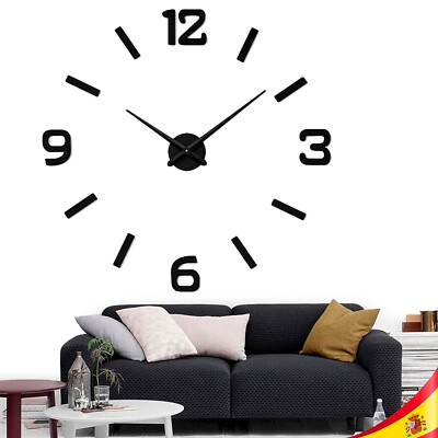Reloj de pared HERA adhesivo DIY Diseño Minimalista Tamaño