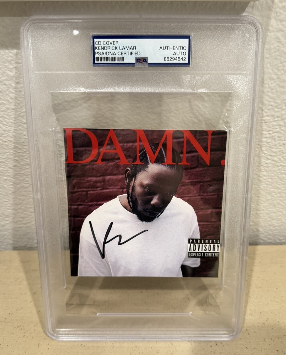 Kendrick Lamar Signed Auto DAMN CD PSA DNA Slabbed + JSA COA Kendrick Lamar Signed Auto DAMN CD PSA DNA Slabbed + JSA COA