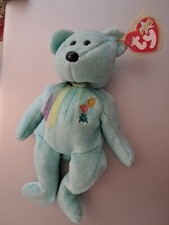 Ty Beanie Baby Ariel the Bear 2000 In Memory 1981-1988 With Tag