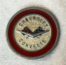 Vintage Chevrolet Corvette 1996 Pewter Belt Buckle BY C J Inc Made In USA