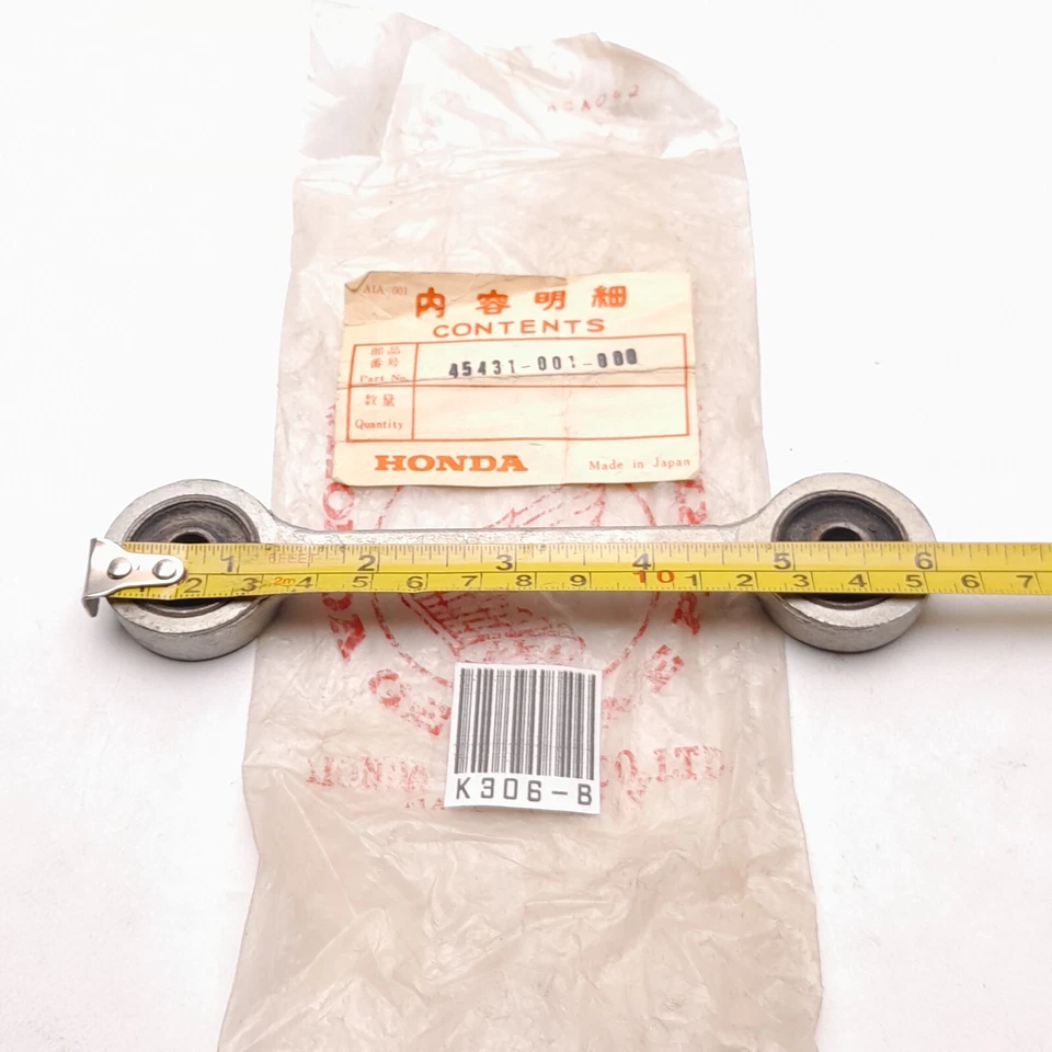 Eslabón de freno delantero Honda C100 C110 C200 CA110 CB92 CM90 CM91 S65 P/N 45431-001-000 Foto 3 de 4