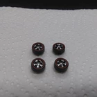 Hot Wheels Redline 4 HK Small Deep Dish Repro Bearing Wheels - Bright Chrome