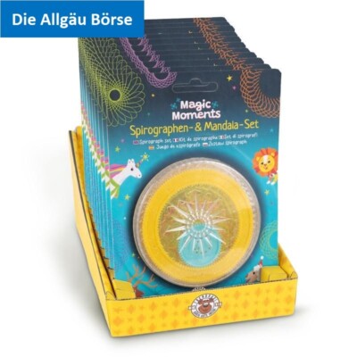 Trendhaus Magic Moments Spirographen-/Mandala-Set 6-teilig Zeichnen  Neu OVP
