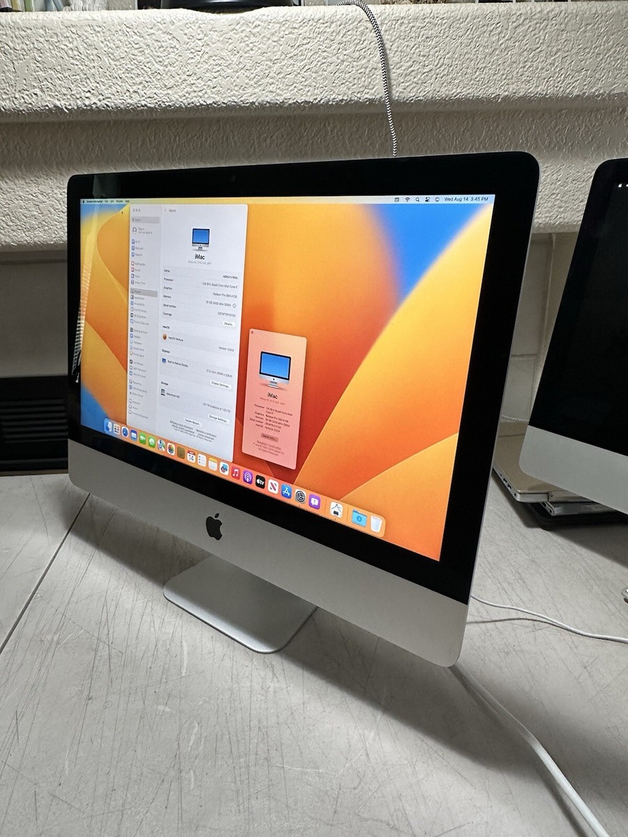 Apple iMac Retina 4k 21.5-inch 2017 3.6 GHz Quad Core i7