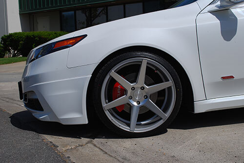2022-2024 Honda "Civic" LX Sport Front + Rear Red MGP Brake Disc Caliper Covers - Bild 10 von 10
