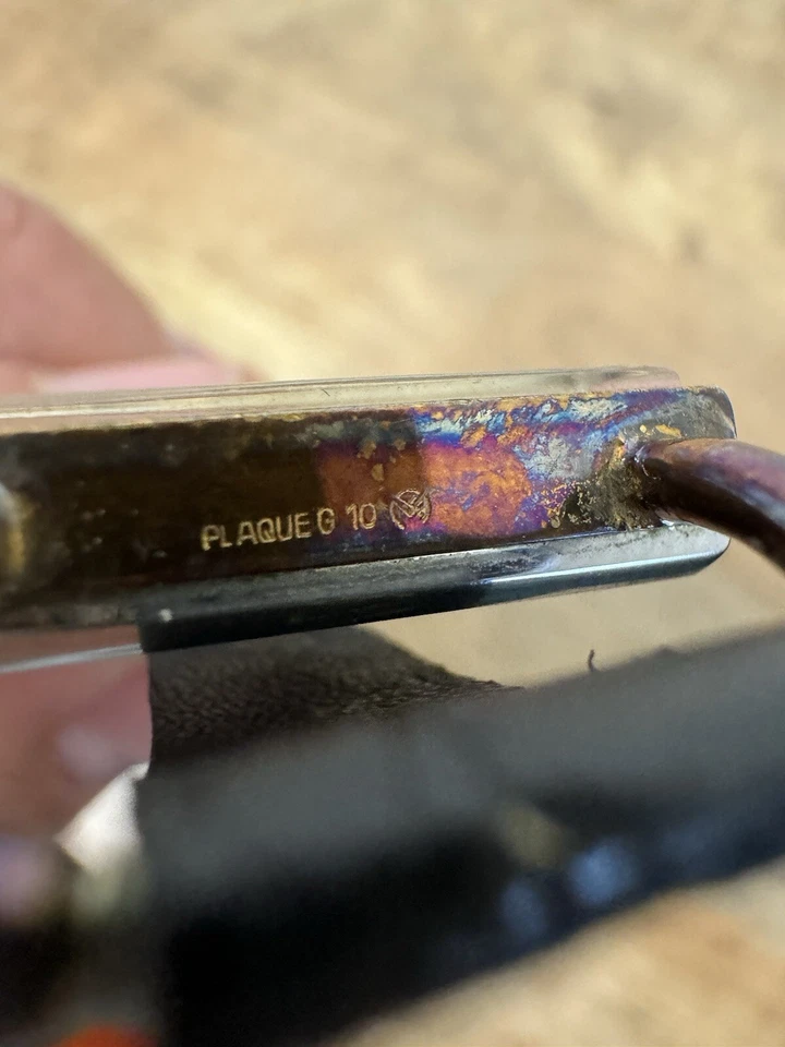 复古 SARCAR GENEVE 女士手表 ETRIER 风格 10k 镀金 MCM 现货 — 第 3/4 张图片