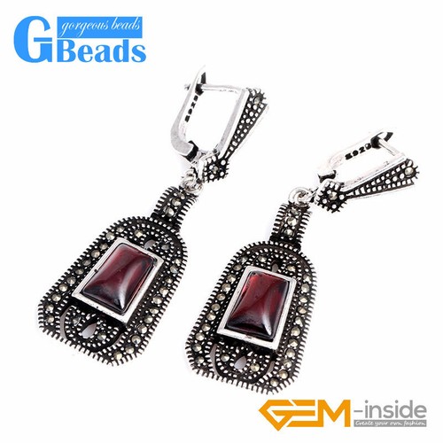 Conjuntos Dije Escudo Piedra Remaches Cuentas Pendientes Colgante Anillo Joyería con Caja de Regalo - Imagen 13 de 56