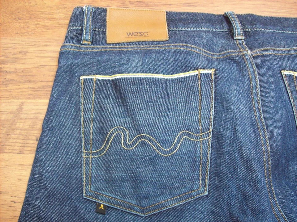 jeans hmme WESC slim raw stretch selvage taille : W34 L34 - Photo 4/4