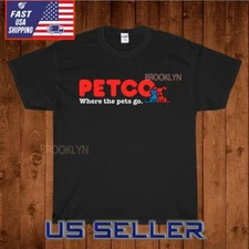 NEW SHIRT PETCO PET FOOD GROCERY LOGO T-SHIRT FUNNY AMERICAN USA SIZE S-5XL