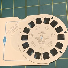 Sawyer Single view-master Reel 1258 Royal Deeside  Balmoral Castle Scotland 1L