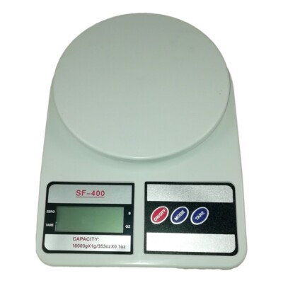 Digitale elektronische Waage 10KG Max Präzision 1G Küche Paket