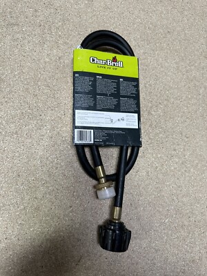 Char-Broil Universal 4ft Propane Hose and Adapter connects 20Lb tank, #7184633