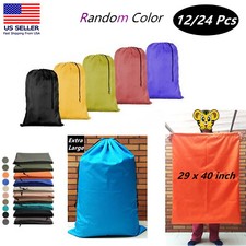 Extra Large 29" X 40" Nylon Washable Laundry Bag, Heavy Duty Hamper Drawstring