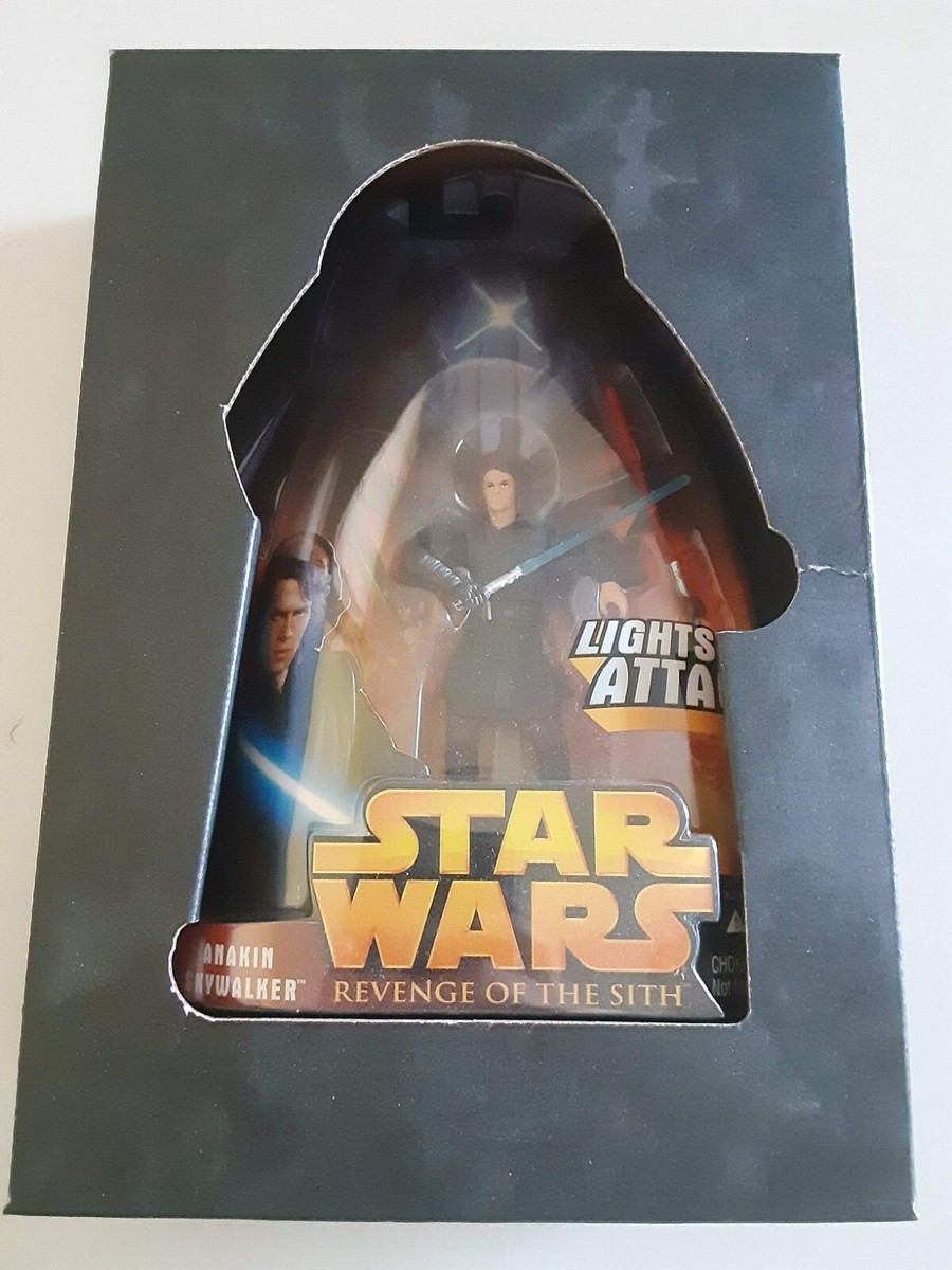 2005 Star Wars ROTS Lightsaber Attack ANAKIN SKYWALKER Action