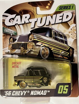 Car Tuned Diecast  56 Chevy Nomad (LOWRIDER) (ADJUSTABLE SUSPENSION) Series 1