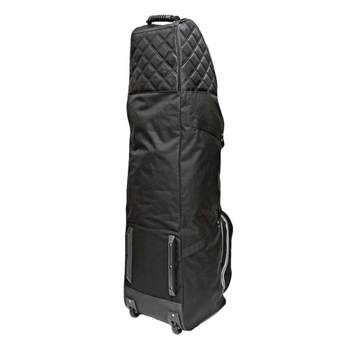Deluxe Wheeled Golf Travel Bag W/ Padded Cover Club Protection & Storage Nylon - Picture 2 of 8