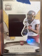 TYLER JOHNSON 2020 CHRONICLES ROOKIE SILHOUETTES MINNESOTA JERSEY PATCH RC /199!