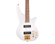 Jackson JS Series Spectra Bass JS3 - Snow White w/ Laurel FB