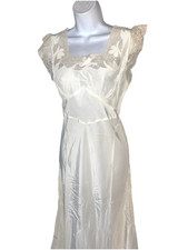 Ivory Satin Vintage Clothing, Shoes & Accessories for sale | eBay 