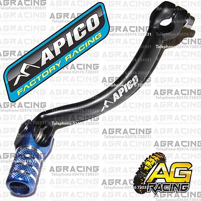 #ad Apico Black Blue Gear Pedal Lever Shift For Yamaha WRF 400 2002 Motocross Enduro GBP 22.90
