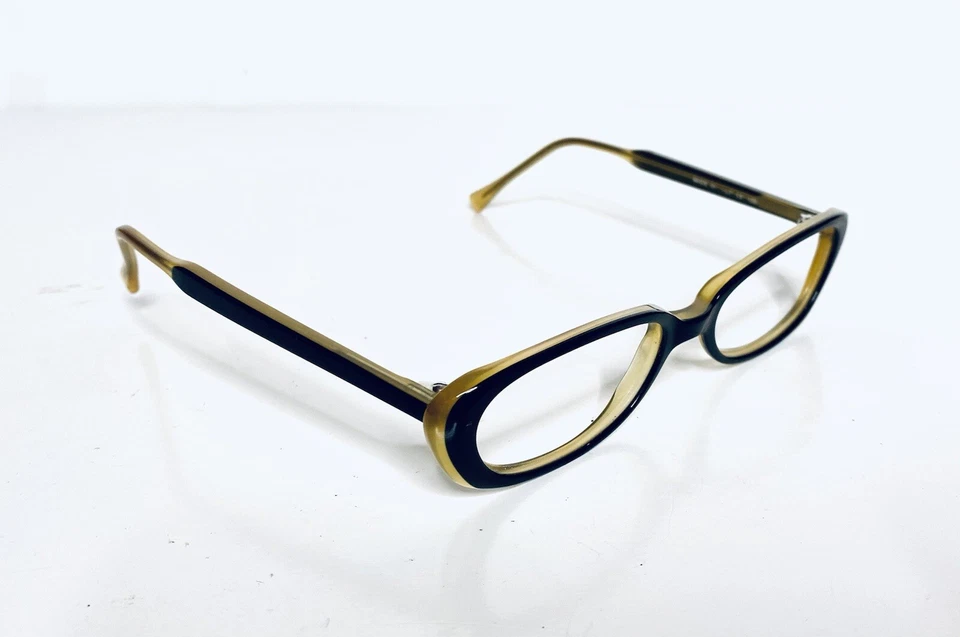 Gafas DKNY Negro y Amarillo Ojo de Gato Marco Ovalado Italia DY 6806 48 17 130 Foto 4 de 4