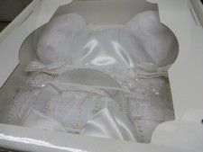 GIRLS FIRST HOLY COMMUNION outfit with HEADPIECE heirloomed sealed