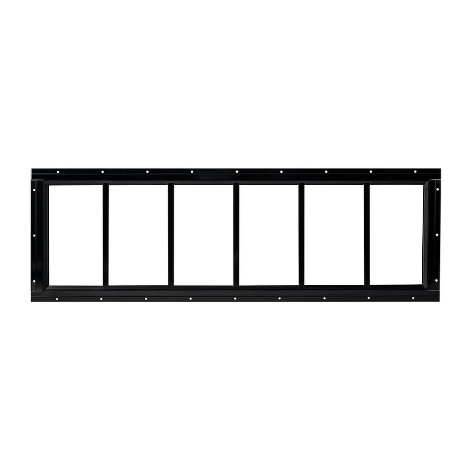 Poppa finestra capannone, 10 x 35, bianco/marrone/nero - Immagine 3 di 3