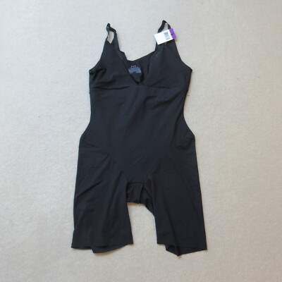 Maidenform Unitard Body Damen 2XL Schwarz Take Inches Off Shapewear XXL Neu mit Etikett