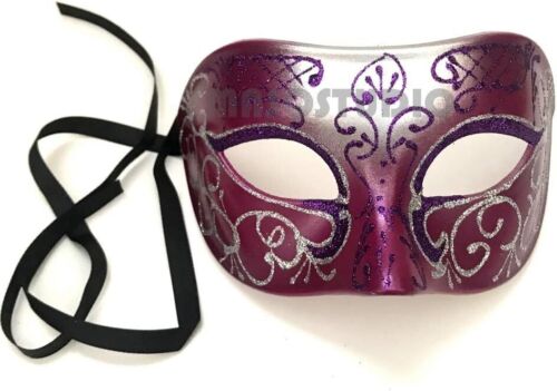 Mens Masquerade Ball Mask Cosplay Mardi Gras Prom Dance Birthday Bachelor Party - Picture 36 of 46