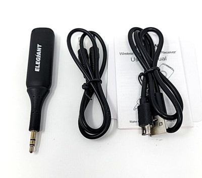 ELEGIANT Bluetooth 5.0 Wireless Receiver Adapter BTI-055 w/ Built-in Mic