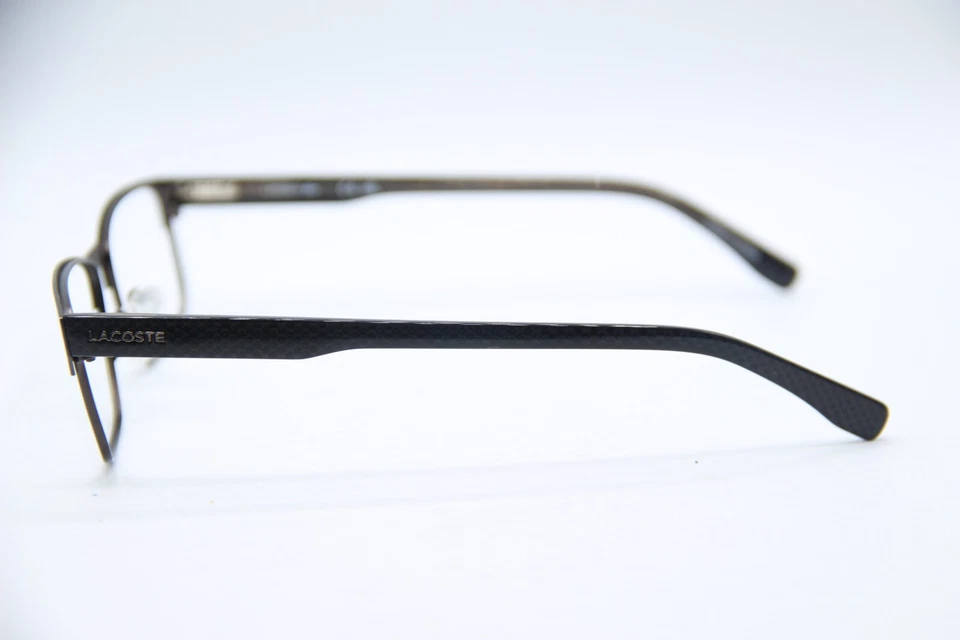 NUEVAS GAFAS DE DISEÑO AUTÉNTICAS NEGRAS MATE LACOSTE L2217 001 54-17 Foto 3 de 4