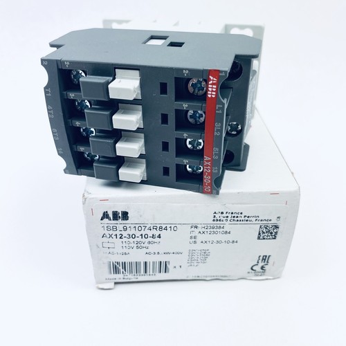 ABB AX12-30-10-84 1SBL911074R8410 CONTACTOR 110V50HZ/110-120V60HZ | eBay
