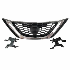 For Nissan Sentra 2016 2017 2018 Front Bumper Upper Chrome Grill ABS + Chrome