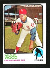 1973 Topps SET BREAK #150 WILBUR WOOD EXMINT CHICAGO WHITE SOX (SB1)