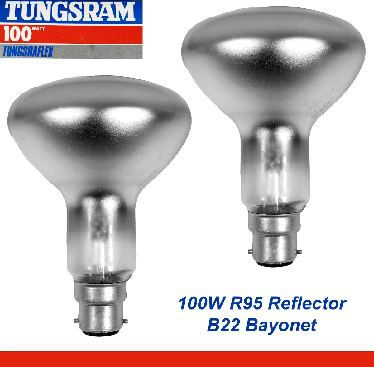 100 watt incandescent flood outlet light bulb