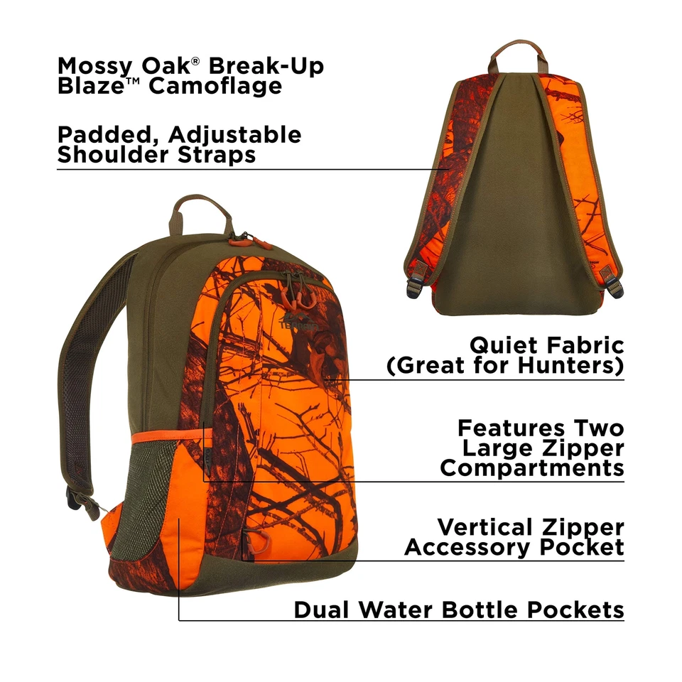 Mossy Oak Break Up Blaze Mochila Terreno Mochila con Gran Compartimento de Almacenamiento Foto 3 de 4