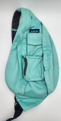 Kavu Rope Sling Backpack Crossbody Bag Canvas Mint Green  display picture 1