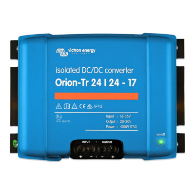 Victron Orion-TR Isolated DC-DC Converter - 24 VDC to 24 VDC - 400W - 17AMP O...