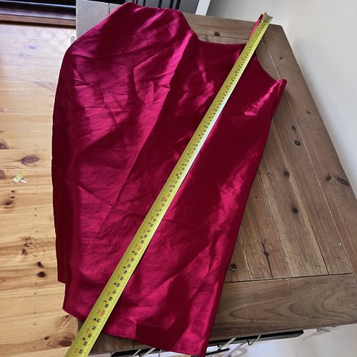 Tia Maria Night Slip Nightie Size S Womens Red Satin Vintage Retro 90s Merch - Foto 22 di 24