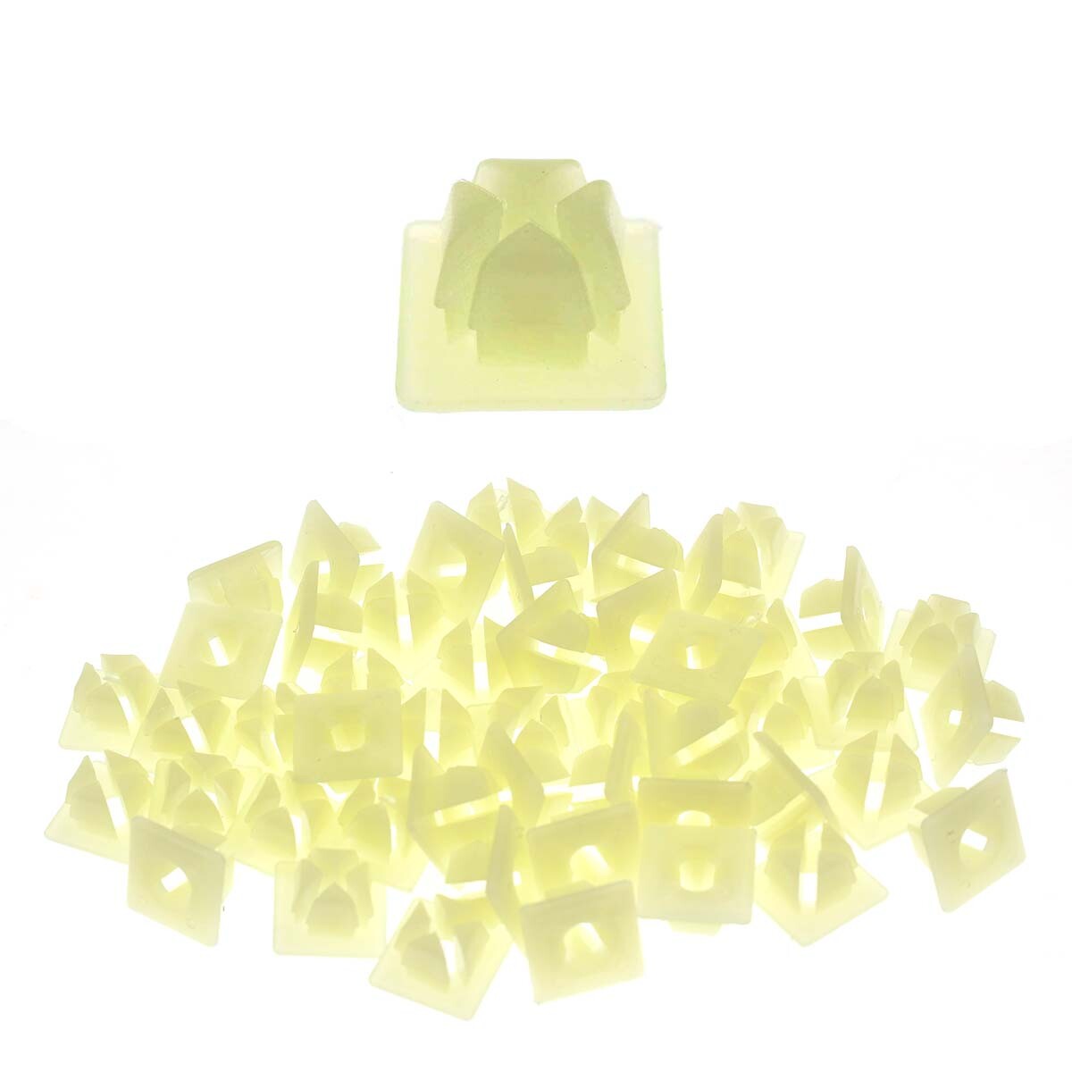 20PCS Retainers / Universal License Plate Mounting Hardware Plastic Insert Clips