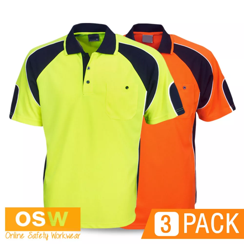 Orange tradie shirt sale