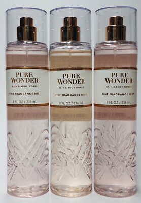 3 Bath & Body Works PURE WONDER Fine Fragrance Mist Spray | eBay